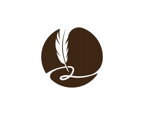 Feather Pen Logo, Pen Logo, Feather Pen, Home Ideas, Premium Vector, Pen