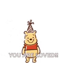 Winnie The Pooh GIFs | Tenor Winnie The Pooh Happy Birthday, Pooh Happy Birthday, Animated Birthday Greetings, Winnie The Pooh Gif, Birthday Wishes Gif, Cute Birthday Wishes, Birthday Gifs, Funny Happy Birthday Wishes, Happy Birthday Design