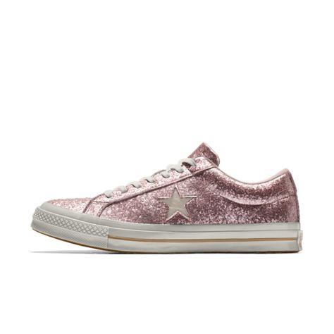 Converse Custom One Star Glitter Unisex Shoe Diy Glitter Shoes, Glittery Shoes, Converse Custom, Bags Online Shopping, Custom Converse, Converse One Star, Shoe Nike, Glitter Shoes, Unisex Shoes