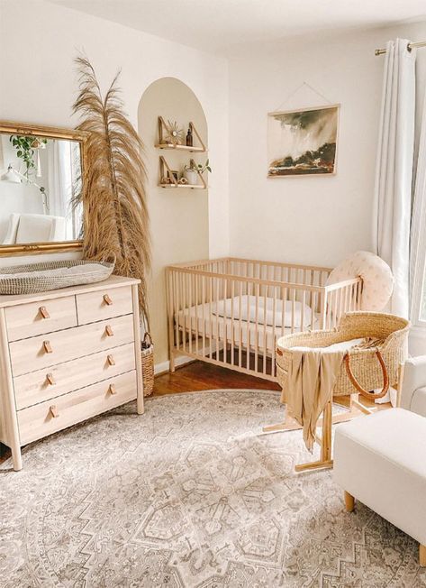 30 Adorable Baby Nursery Decor Ideas for all gender Baby Room Neutral, Girl Nursery Room, Nursery Room Design, Baby Room Inspiration, Nursery Room Inspiration, Baby Room Design, Nursery Inspo, Nursery Baby Room, Baby Bedroom