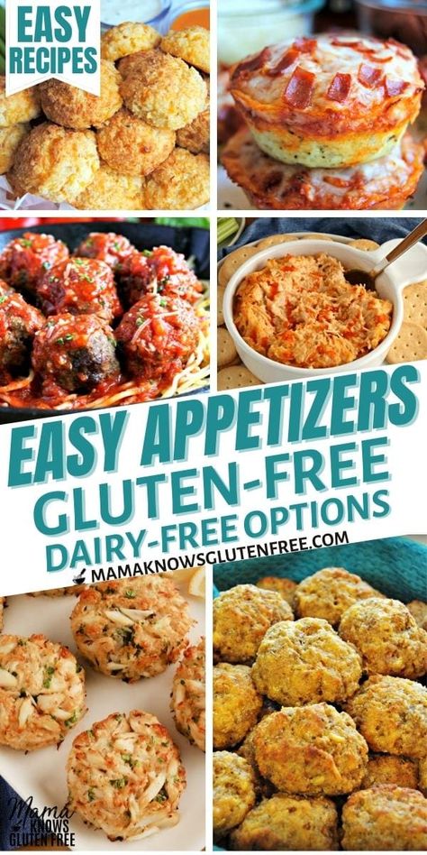 Easy gluten-free appetizer recipes! Everything you need for your next party, holiday celebration, or game day event. Appetizer Recipes Finger Foods, Finger Foods Recipes, Mama Knows Gluten Free, Gluten Free Recipes Appetizers, Gluten Free Appetizers, Easy Appetizers, Dairy Free Options, Reduce Food Waste, Easy Appetizer Recipes