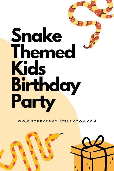 Snake Themed Birthday Party, Snake Discovery, Snake Birthday, Snake Party, Rainbow Snake, Better Mom, Birthday Party Planning, Birthday Party Food, Rainbow Theme