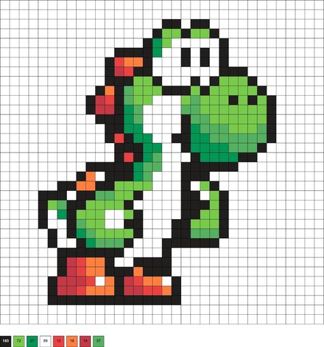 Classic Cross Stitch Patterns, Pixel Art Pattern Mario, Mario Fuse Beads, Mario Cross Stitch Pattern Free, Mario Pixel Art Grid, Nintendo Cross Stitch Pattern, Nintendo Perler Bead Patterns, Yoshi Perler Bead Patterns, Mario Kart Pixel Art