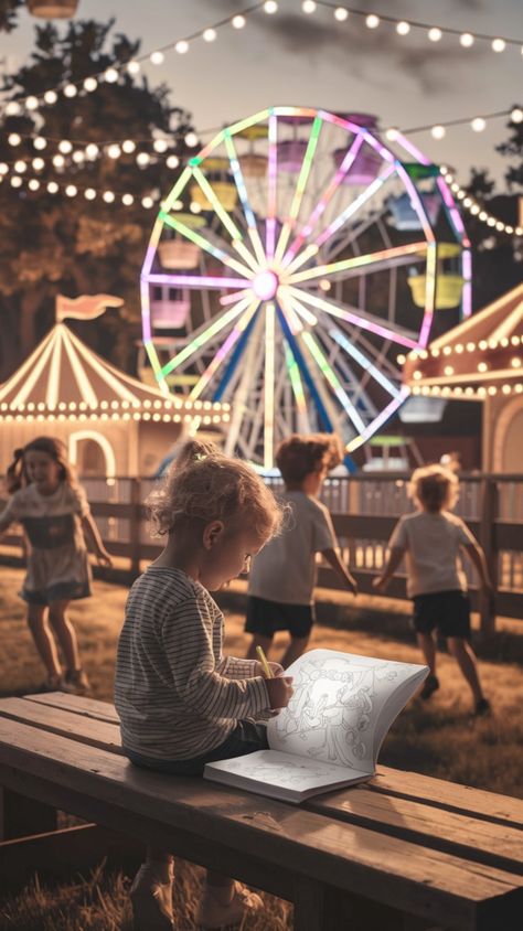 🎡✨ A carnival that needs your child’s creativity!
Inside this magical coloring book, kids can bring Ferris wheels, glowing circus tents, and fun carnival rides to life with their favorite colors. 🎨🎠 A screen-free adventure packed with imagination!

— Shop Now & Start Coloring the Fun! 🎈🖌️

#CreativeColoring #CircusMagic #ColoringTime #ImaginativeKids #ScreenFreeFun Circus Tents, Creative Worksheets, Ferris Wheels, Circus Tent, Carnival Rides, Screen Free, Interactive Activities, Free Fun, Free Printable Coloring Pages