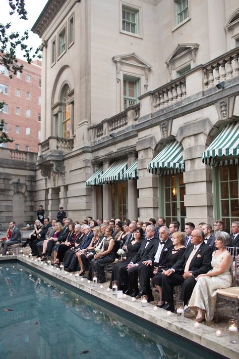 Anderson House Wedding, Wedding Design Board, Dc Wedding Venues, Grand Ballroom, Reflecting Pool, Black Tie Affair, Plan My Wedding, Pool Light, Washington Dc Wedding