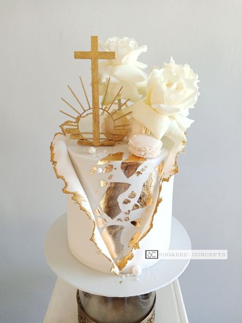 Confirmation Cakes Ideas, Communion Cakes For Girls Ideas, Holy Confirmation Decoration, First Communion Cake Ideas, Ordination Cake Ideas, Confirmation Cake Ideas, Cake Ideas For Confirmation, Confirmation Decorating Ideas, White Confirmation Cake