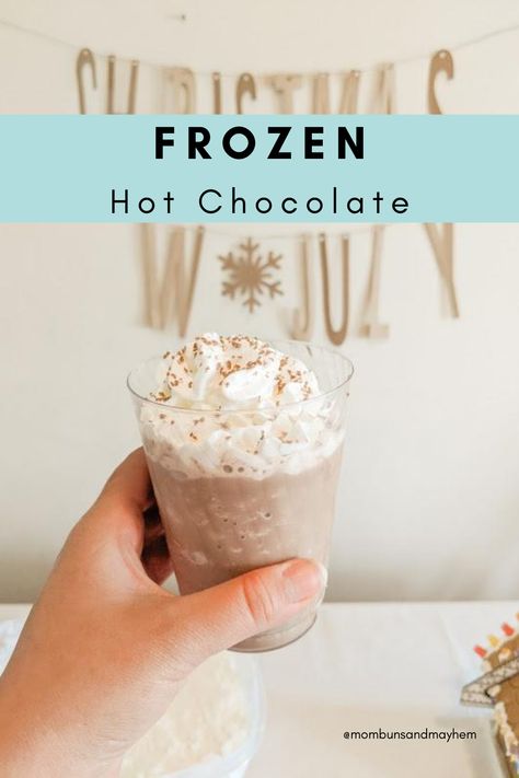 Christmas In July Decorations, Christmas In July Party, Frozen Hot Chocolate Recipe, Frozen Summer, Frozen Hot Chocolate, Summer Christmas, Beach Christmas, Christmas Food Desserts, Party Recipes