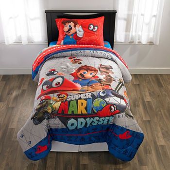 Mario Bedding, Kids Comforter Sets, Super Mario Odyssey, Full Comforter Sets, Kids Comforters, Twin Comforter Sets, Soft Bed Sheets, Twin Comforter, Soft Comforter