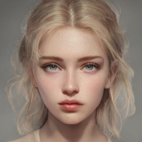 Artbreeder chica rubia, ojos claros y tez blanca. Artbreeder Portraits, Character Inspiration Girl, Blonde Hair Girl, Digital Portrait Art, Long Faces, Portrait Inspiration, Digital Art Girl, Portrait Girl, Digital Portrait