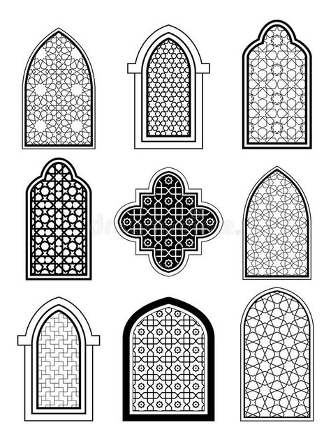 Mosque Architecture, Types Of Windows, Mosque Design Islamic Architecture, Seni Mural, Architecture Set, Mosque Design, Arsitektur Masjid, Islamic Patterns, التصميم الخارجي للمنزل