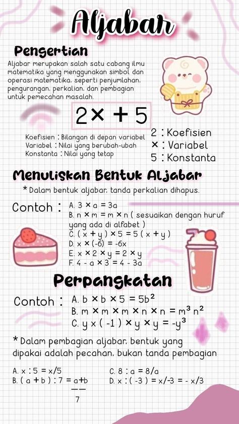 Materi Kls 7, Materi Kls 6, Rangkuman Materi Kelas 7, Materi Kelas 7, Catatan Ideas, Catatan Pelajaran Aesthetic, Materi Matematika, Mind Maping, Food Coloring Mixing Chart