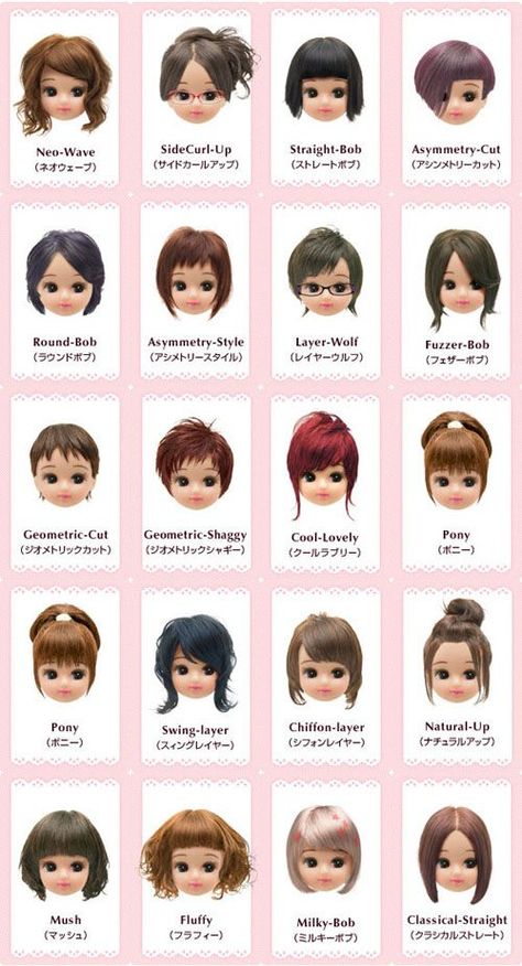 Gyaru Styles Names, Gyaru Names Ideas, Makeup Types Names, Hair Styles Names, Names Of Hairstyles, Japanese Short Haircut, Types Of Haircuts For Women, Short Haircut Names, Type Of Haircut