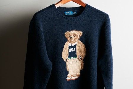 The Collegiate Bear (Courtesy of Ralph Lauren) Maglia Fair Isle, Fair Isle Pullover, Argyle Socks, Bear Sweater, Cotton Jumper, Polo Bear, Tweed Suits, Polo Sport, Navy Sweaters