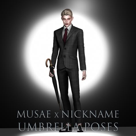 [MUSAExNICKNAME] gentleman cane/umbrella/gloves ACC, POSES Cane Umbrella, Typical Gamer, Poses Sims 4, Ts4 Poses, Organizational Skills, Game Life, Sims 4 Poses, Sleeping Under The Stars, Online Friends