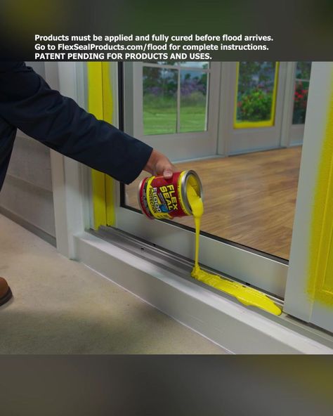 Floods can be devastating. And protection options are limited. At Flex Seal, we have a NEW solution. Learn more about how our #FlexSealFloodProtection... | By Flex Seal | Facebook Flex Seal, Flood Protection, How To Apply, Tools, Canning