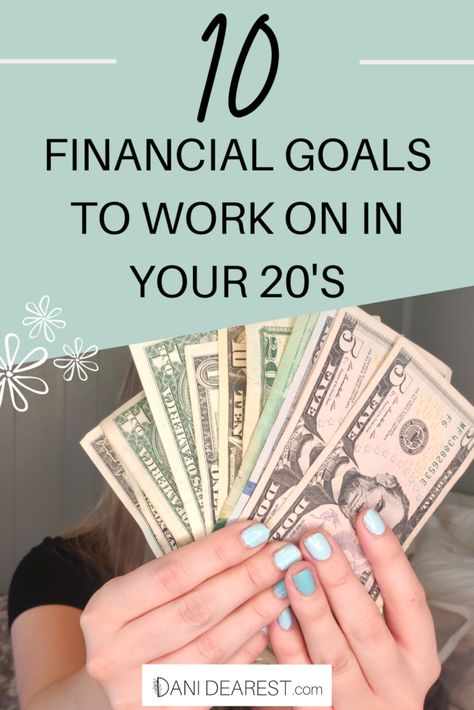 10 financial and money goals for young adults to work on in their 20's! Perfect for millennials and gen z to start working toward their financial future. Financial Goals For Your 20s, Financial Tips For 20s, Yelling At Kids, Money Saving Methods, Finance Goals, Managing Money, Job Searching, 9 5 Job, Savings Strategy