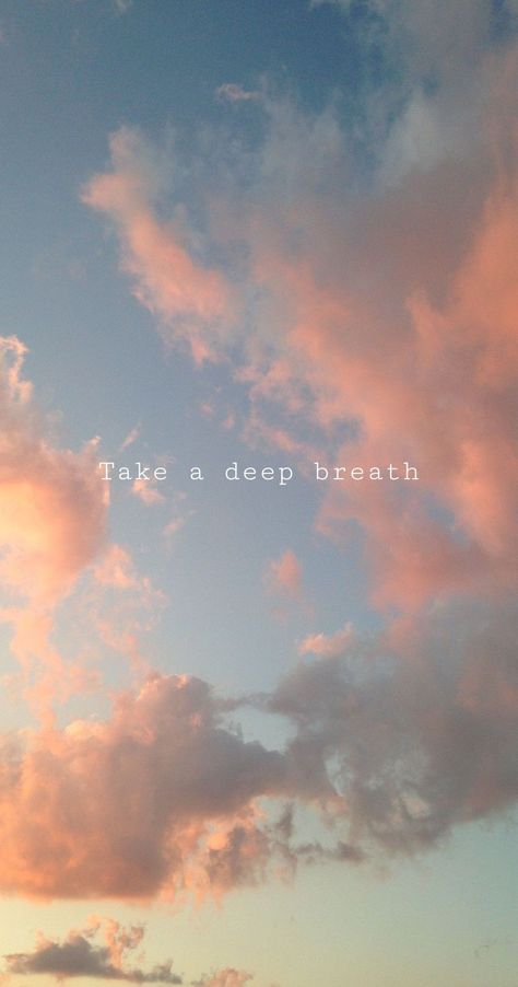 deep breathing awsthetic - Google Search Nature, Tumblr, Take A Breath Wallpaper, Take A Deep Breath Wallpaper, Deep Breathing, You're Amazing, Stop Crying, Take A Breath, Take A Deep Breath