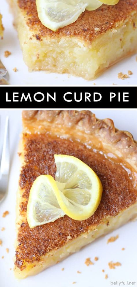 Curd Pie, Lemon Curd Pie, Lemon Curd Dessert, Dessert Lemon, Blueberry Lemon Scones, Easy Lemon Curd, Dessert Pie Recipes, Lemon Scones, Lemon Curd Recipe