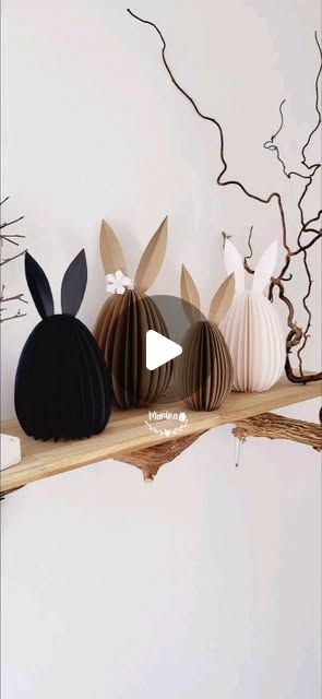 Easter Crafts Diy Adults, Easter Paper Decorations, Easter Bunny Diy, Easter Paper Crafts, Diy Frühling, Ostern Diy, Spring Decor Diy, Easy Easter Crafts, Easter Art