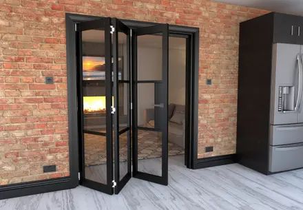 Internal Bifold Doors: Oak Concertina Folding Doors & Room Dividers Internal Cottage Doors, Victorian Internal Doors, Internal Bifold Doors, French Doors Patio Exterior, External Bifold Doors, External Sliding Doors, Wooden Bifold Doors, Upvc Sliding Doors, Bifold Patio Doors