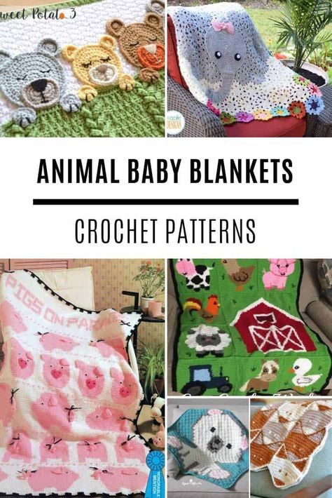 Animal Themed Nursery, Crochet Baby Blanket Patterns, Crochet Baby Blanket Tutorial, Baby Blanket Patterns, Crochet Children, Baby Blanket Tutorial, Crochet Baby Blanket Beginner, Blankets Crochet, Baby Boy Crochet Blanket