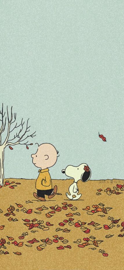 Iphone, Charlie Brown, Snoopy, Snoopy Fall, Fall Wallpaper, Fall Leaves, In The Fall, The Fall