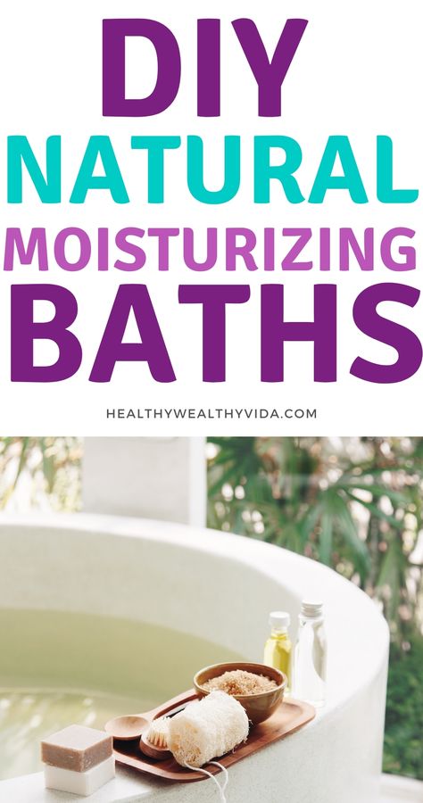 Bath time is a perfect opportunity to relax and unwind. But, it can be difficult when you're dry as the Sahara desert. Here are some natural moisturizers that will leave your skin feeling soft and supple! Moisturizing Bath Soak Dry Skin, Dry Skin Bath Soak, Skin Softening Bath Diy, Moisturizing Bath Soak Diy, Bath Recipes Diy, Diy Bath Soak, Bath Additives, Natural Skin Moisturizer, Diy Moisturizer