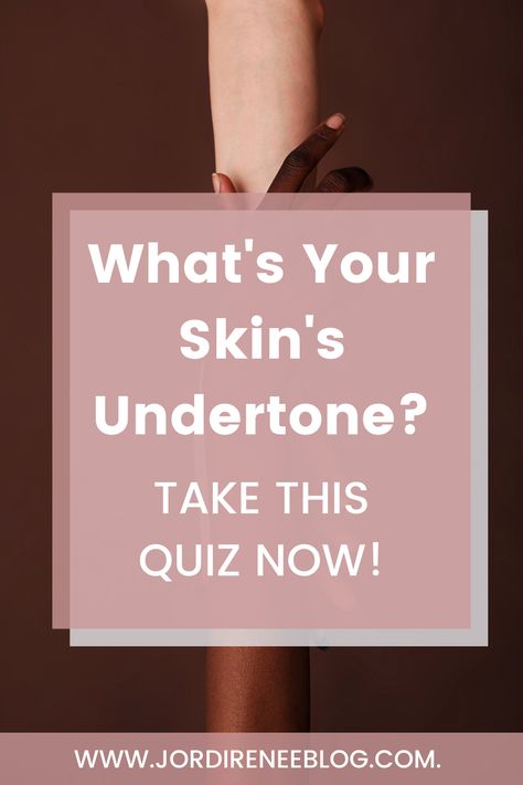 Ever wondered if you have a warm, cool, or neutral undertone? 🌟 Take our quick and easy skin undertone quiz to find out! Knowing your undertone can help you choose the perfect makeup, clothes, and accessories that complement your natural beauty. Click to start the quiz and unlock your best colors! 🎨✨ #SkinUndertone #BeautyQuiz #MakeupTips #FashionAdvice #fashionquiz #funquiz Natural Undertone Skin, How To Find Undertones, How To Find Your Undertone, What Is My Skin Tone Quiz, What Color Jewelry For Skin Tone, Undertone Skin Chart Vein, Makeup For Neutral Skin Tone, Cool Warm Or Neutral Skin Tone, Skin Undertones Charts