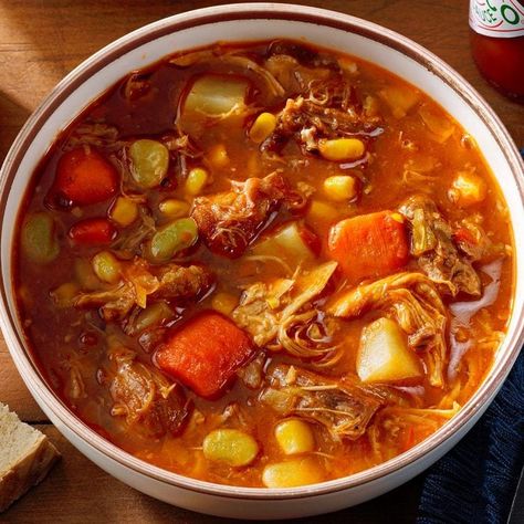 Kentucky Burgoo Soup, Burgoo Recipe Kentucky, Burgoo Recipe, Recipes For Soup, The Best Soup, Best Soup, Boneless Pork Shoulder, Turkey Soup, Beef Chuck Roast