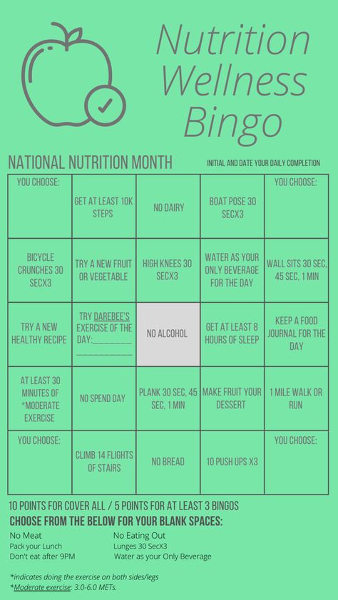 Nutrition Group Activities For Adults, National Nutrition Month Ideas, Group Activities For Adults, Nutrition Challenge, National Nutrition Month, Month Challenge, Nutrition Classes, Nutrition Activities, Nutrition Month