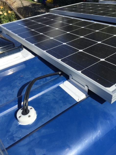 Camper Van Build, Affordable Landscaping, Mobil Off Road, Solar Roof Tiles, Solar Power Panels, Sprinter Camper, Monocrystalline Solar Panels, Van Build, Solar Energy Panels