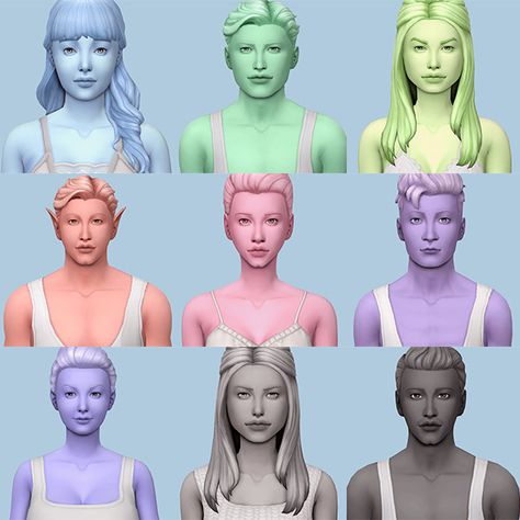 Sims 4 Cc Skin Colors Maxis Match, Sims 4 Skin Color Cc, Sims 4 Skin Colors, Sims 4 Cc Skin Colors, Pink Skin Tone, The Sims 4 Skin, Extra Skin, Sims 4 Body Mods, Sims 4 Cc Skin