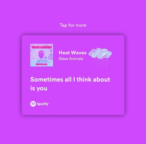 Heatwaves Aesthetic Lyrics, Heatwaves Aesthetic, Spotify Aesthetic, Aesthetic Lyrics, Heat Waves, Spotify Lyrics, Music Aesthetic, Glass Animals, Heat