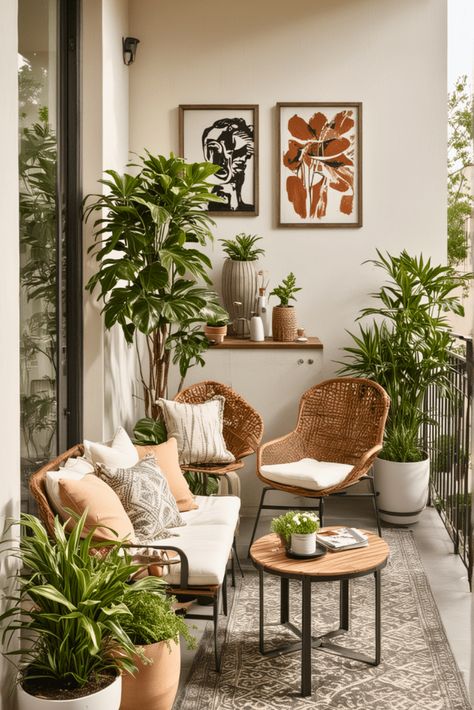 20 Small Balcony Ideas for 2024 – The Crafty Hacks Scandinavian Balcony Ideas, Small Balcony With Plants, Balcony Planting Ideas, Plants On Balcony Apartments, Small Balcony Bench, Small Balconies Ideas, White Balcony Ideas, Flat Balcony Ideas, Balcon Decor