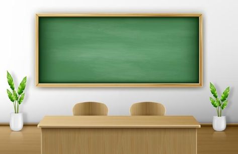 School Wallpaper, Teacher Table, Classroom Interior, Classroom Background, Blackboard Wall, Classroom Board, School Interior, Chalkboard Background, Teacher Desk