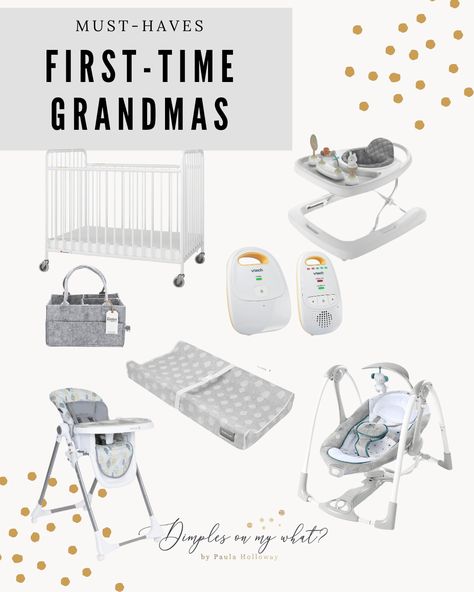 If your becoming a grandma for the first time, CONGRATS and I've got a your back. Here's a list of 11 of the most helpful baby items for Grandma's house. Grandma Shower Gift Ideas, Gifts For First Time Grandma, Grandma's Nursery Ideas, Grandma Nursery Ideas, Grandparent Nursery Ideas, Baby Room At Grandmas House, Nursery At Grandmas House, Nursery At Grandmas House Ideas, New Grandma Gift First Time