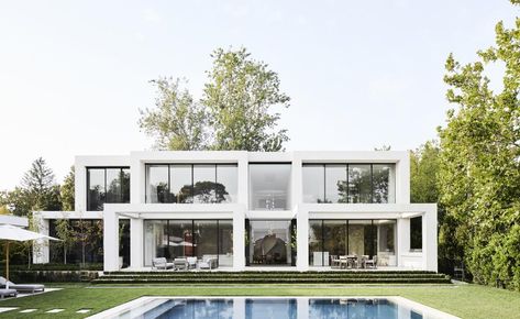 Conrad Architects designs Toorak Garden Residence | Wallpaper* Historic Homes, Conrad Architects, European Garden, Garden Villa, Masonry Wall, Melbourne House, Spiral Stairs, Courtyard House, Architect Design