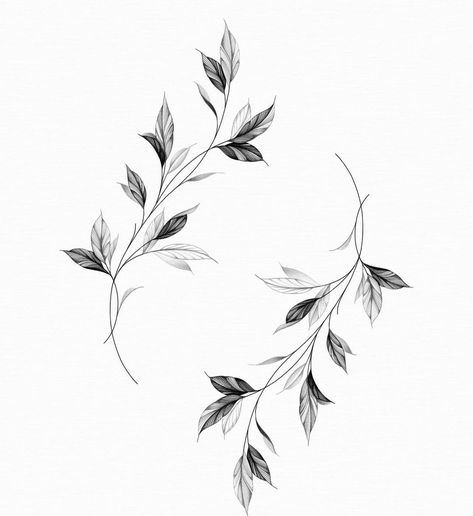 Olive Tattoo, Black Flowers Tattoo, Elements Tattoo, Epic Tattoo, Clever Tattoos, Vine Tattoos, Stomach Tattoos, Tattoo Stencil Outline, Minimalist Tattoos