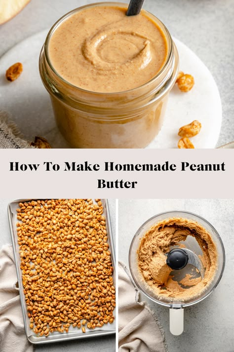 Flavored Peanut Butter, Peanut Butter Recipes Easy, All The Healthy Things, Nut Butter Recipes, Easy Jam, Homemade Pantry, Homemade Peanut Butter, Healthy Peanut Butter, Butter Recipes