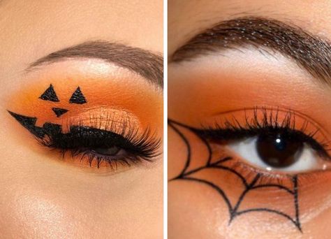 Maquiagem de Halloween simples: 65 ideias fáceis para homens e mulheres Halloween Makeup Simple Cute, Make Halloween Simples, Eye Makeup For Halloween, Halloween Makeup For Work, Halloween Simple Makeup, Makeup Halloween Simple, Halloween Makeup Simple, Halloween Simples, Accessories Wardrobe