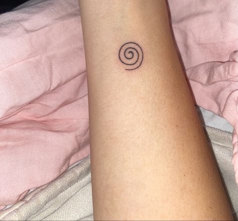 Spiral Tattoo Ideas Swirls, Tiny Spiral Tattoo, Spiral Stick And Poke, Celtic Swirl Tattoo, Small Spiral Tattoo, The Spiral Tattoo, Spiral Chest Tattoo, Spiral Tattoo Meaning, Vortex Tattoo