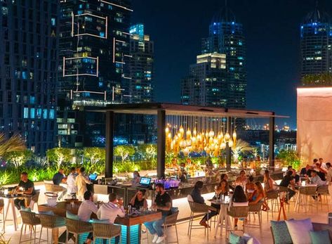 Siddharta Lounge - Rooftop bar in Dubai | The Rooftop Guide Sky Bar Rooftops, Rooftop Bar Design, Mike Drop, Rooftop Ideas, Link Dress, Outdoor Restaurants, Restaurants Design, Bali Restaurant, Restaurant Designs