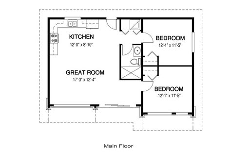 Small Cabin Floor Plans, Linwood Homes, Small Floor Plans, Cedar Homes, Cabin Floor Plans, Cottage Plan, Contemporary House Plans, Small Cabin, Custom Home Designs