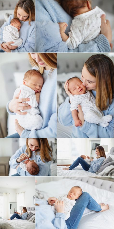 Casual Lifestyle Newborn Photography, Indoor Newborn Family Pictures Natural Light, Older Newborn Photoshoot, Family Portraits Newborn, Older Newborn Photography, Newborn Lifestyle Photography Outfits, Life Style Newborn Photography, Indoor Newborn Family Pictures, Casual Newborn Family Pictures