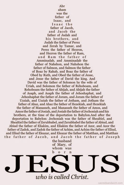 Jesus Family Tree, Genealogy Of Jesus, Ayat Alkitab, Christmas Jesus, Lord And Savior, Christmas Images, Family Tree, Bible Journaling, Genealogy