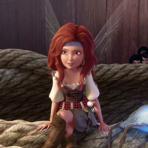 Tinkerbell And The Pirate Fairy, Pirate Fairy Tinkerbell, Characters With Blonde Hair, Ginger Characters, Pixie Hollow Fairies, Fairies Aesthetic, Tinkerbell Characters, Fairies Movie, Tinkerbell Movies