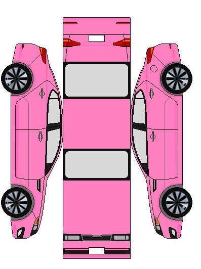 Craft Ideas For Adults Creative, Craft Ideas For Adults, Paper Model Car, Barbie Car, Barbie Printables, Paper Car, Barbie Birthday Party, Paper Toys Template, Diy Craft Ideas