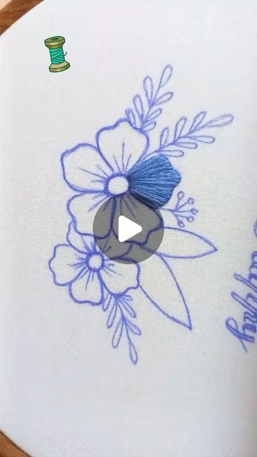 Simple Hand Embroidery Patterns, Hand Embroidery Patterns Flowers, Hand Embroidery Pattern, Hand Embroidery Patterns, Flower Drawing, Embroidery Stitches, Hand Embroidery, Embroidery Patterns, Embroidery