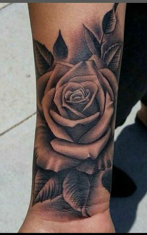 White Rose Tattoo, Black And White Rose Tattoo, Delicate Flower Tattoo, White Rose Tattoos, Rose Tattoo Sleeve, Rose Tattoos For Women, Rose Tattoos For Men, Tattoo Shading, Cool Wrist Tattoos