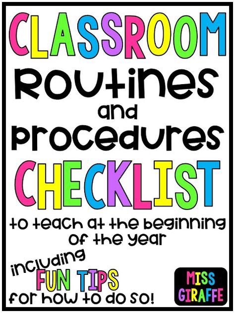 Routines And Procedures Checklist, Procedures Checklist, Routines And Procedures, School Procedures, Teaching Procedures, Freetime Activities, Classroom Routines And Procedures, Teaching Classroom Management, Classroom Management Plan